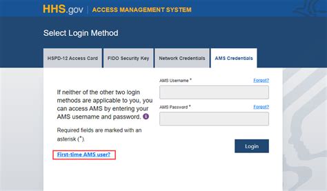AMS Login .